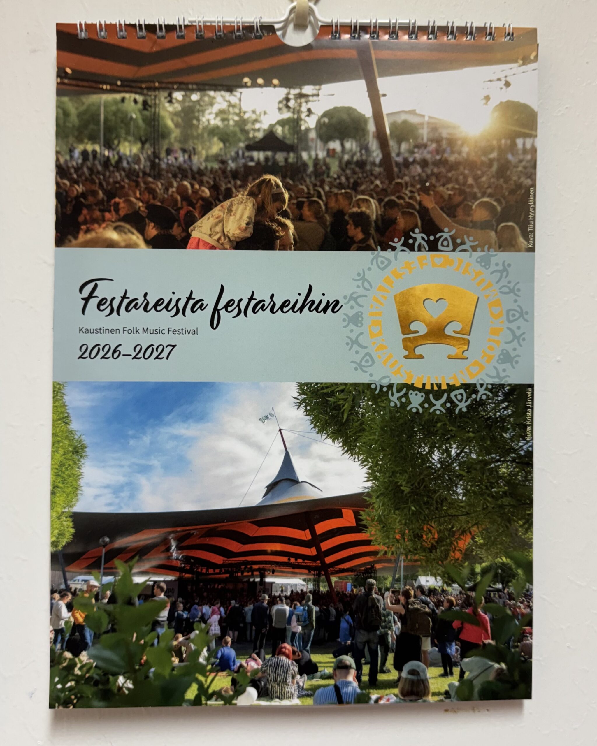 Festivaalista Festivaaliin kalenteri 2026-2027